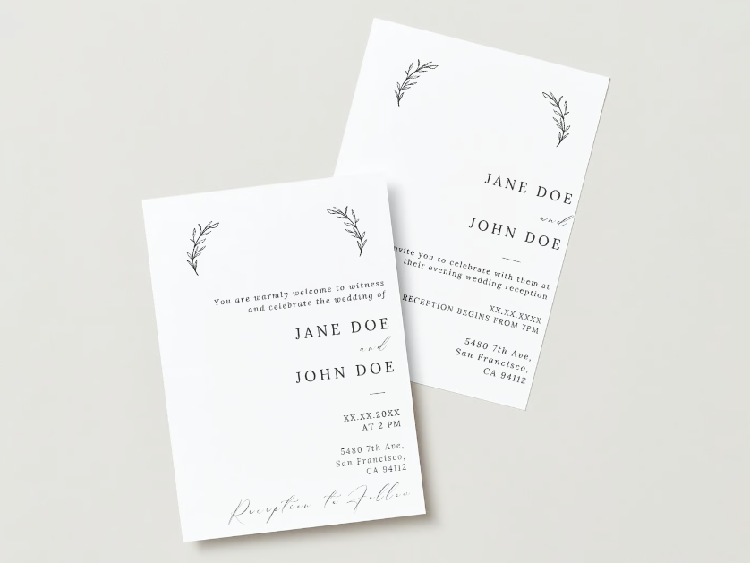 Wedding Invitation Template